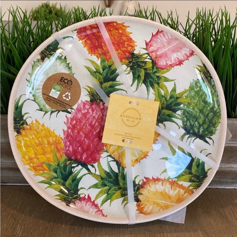 NEW

ECO Choice Pineapple Set of 4- Dinner Plates 🍍
